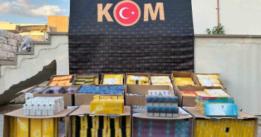 Polis durdurduğu tırda 13 bin 140 paket gümrük kaçağı sigara ele geçirdi