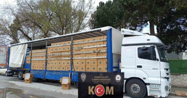 Polis Kaçakçılığa Geçit Vermiyor: 8 Milyon Boş Makaron Ele Geçirildi