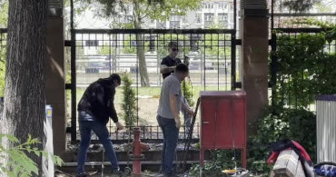 Polislerden CHP Genel Merkezi'nde Güvenlik Önlemleri