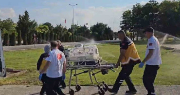 Prematüre ikizlerden biri helikopter ambulansla Niğde’ye nakledildi