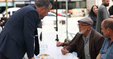 Pursaklar belediye başkanı Çetin, vatandaşlarla bir araya geldi