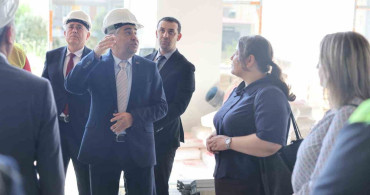 Rektör Bülent Kent Diş Hekimliği Hastanesi İnşaatını İnceledi