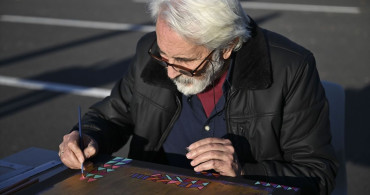 Ressamlar, Sıcak Hava Balonu Etkinliğini Tuvalde Yaşatıyor