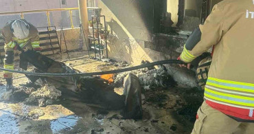 Reyhanlı'da Balkon Yangını Kontrol Altına Alındı