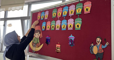 Rize ve Ordu'da Öğrenciler Ramazan İçin Okul ve Sınıflarını Süsledi