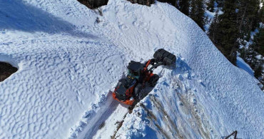 Rize Yayla Yollarında Kar Temizleme Çalışmaları Devam Ediyor