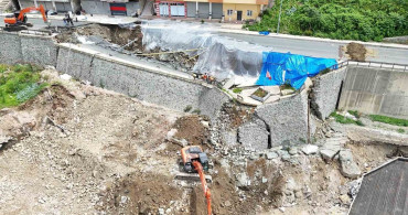Rize'de çöken yolla ilgili tahliye edilen bina sakinleri "Biz uyarmıştık" dedi