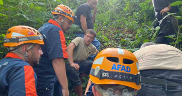 Rize'de ilkel teleferik kazası: 1 yaralı