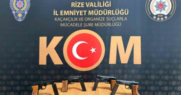 Rize'de Kaçak Silah Operasyonu: 1 Tutuklama