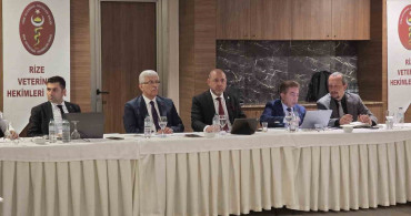 Rize'de Veteriner Hekimleri Birliği Toplantısı