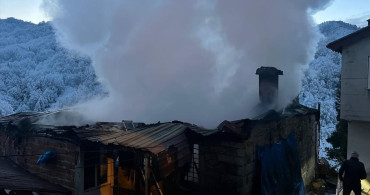 Rize'de Yangın: İki Ev Küle Döndü