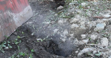 Rize'de Yer Altından Çıkan Gaz Vatandaşları Korkuttu
