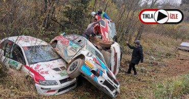 Rus Rallisinde Altı Araç Aynı Noktaya Uçtu