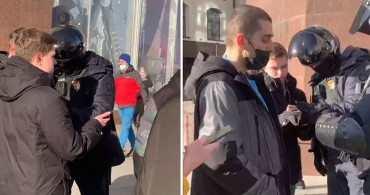 Rusya protestolara karşı sıkı denetimde! Vatandaşların telefonları kontrol ettiler