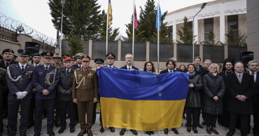 Rusya-Ukrayna Savaşı'nın 4. Yılı Anma Töreni Ankara'da Gerçekleşti