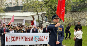 Rusya'nın Ankara Büyükelçiliği'nde 9 Mayıs Zafer Günü Kutlaması