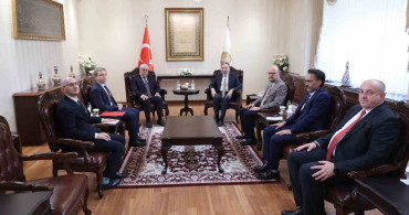 Rusya'nın büyükelçisi vershinin, diyanet işleri başkanı arpağuş ile görüştü