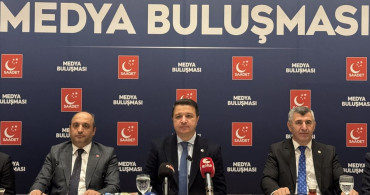 Saadet Partisi Genel Başkanı Mahmut Arıkan Malatya'da Gazetecilerle Buluştu