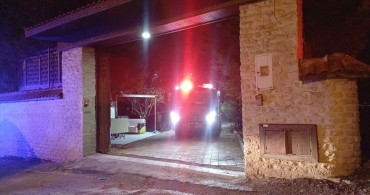 Safranbolu'da Müştemilat Yangını Söndürüldü