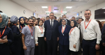 Sağlık Bakanı Memişoğlu Bafra Ağız ve Diş Sağlığı Hastanesini Ziyaret Etti