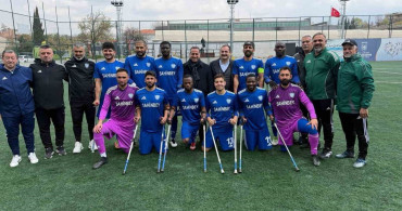 Şahinbey Ampute Futbol Takımı, Başkent'i 1-0 Geçti