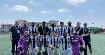 Şahinbey Ampute Futbol Takımı Şampiyonluğunu Kutladı