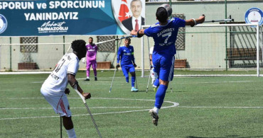 Şahinbey Ampute Futbol Takımı'ndan Farklı Galibiyet