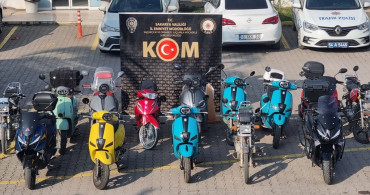 Sakarya'da 19 İl Genelinde Motosiklet Operasyonu: 658 Araç Ele Geçirildi