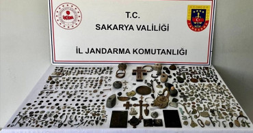 Sakarya'da Bizans Dönemine Ait 589 Tarihi Eser Ele Geçirildi
