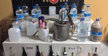 Sakarya'da Kaçak Alkol Operasyonu: 1 Gözaltı