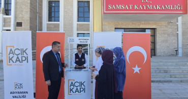 Samsat'ta Açık Kapı Şube Müdürlüğü Bilgilendirme Buluşması