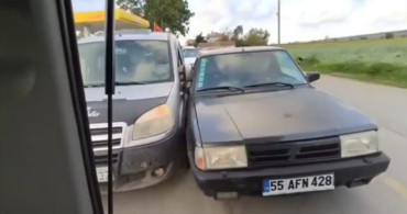 Samsun Bafra'da Trafik Güvenliğini Tehlikeye Düşüren Sürücüye Yüksek Ceza