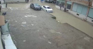 Samsun Havza'da Sel Felaketi: Güvenlik Kameraları Dehşet Anlarını Kaydetti