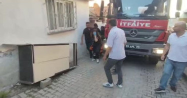 Samsun Vezirköprü'de ev yangını: 1 kişi ağır yaralı