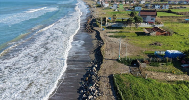 Samsun Yakakent'te Kıyı Erozyonu Olayı