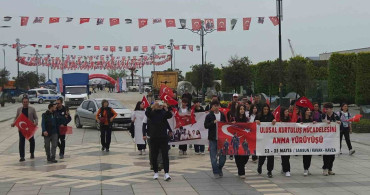 Samsun'da 16. Dağcılık Ulusal Kurtuluş Mücadelesi Anma Yürüyüşü Başladı