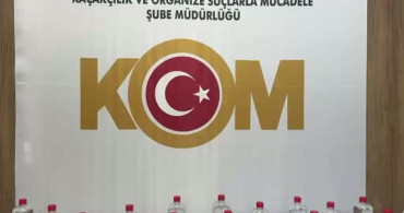 Samsun'da 900 litre kaçak etil alkol ele geçirildi