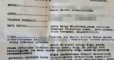 Samsun'da Avukat Dolandırıcılığı İddiası