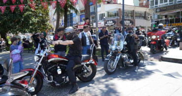 Samsun'da Chopper Motosikletçiler Buluştu