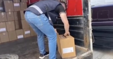 Samsun'da düzenlenen operasyonda 1 milyon 350 bin kaçak makaron ele geçirildi