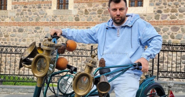 Samsun'da Eski Parçalarla Tasarlanan Elektrikli Bisiklet