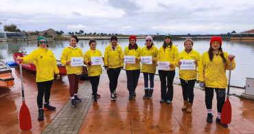 Samsun'da Kadınlar 8 Mart'ı Dragon Boat ile Kutladı