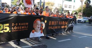 Samsun'da Lösemili Çocuklar İçin Farkındalık Yürüyüşü Gerçekleşti