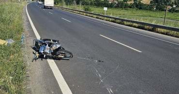 Samsun'da motosiklet kazası: 2 yaralı
