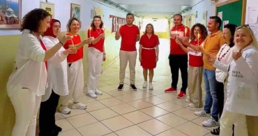 Samsun'da öğretmenlerden A Milli Takım'a klipli destek