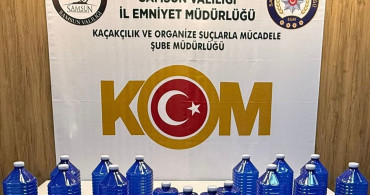 Samsun'da Sahte İçki Operasyonu: 70 Litre Etil Alkol Ele Geçirildi