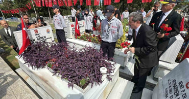 Samsun'da şehitlikte duygusal anlar yaşandı