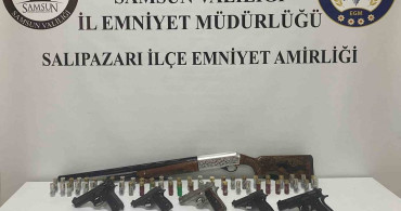 Samsun'da Silah Operasyonu: Çok Sayıda Silah ve Mühimmat Ele Geçirildi