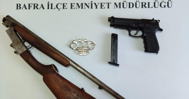 Samsun'da Silahlı Havaya Ateş Açan Zanlı Yakalandı