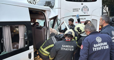 Samsun'da Üç Araçlı Trafik Kazası: 7 Yaralı